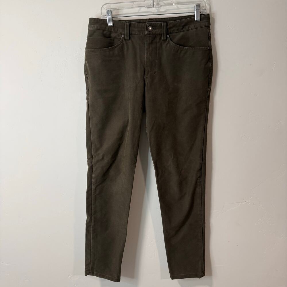 Lululemon Men's ABC Slim-Fit Pant Utilitech 30 Dark Olive Chino Commuter Office